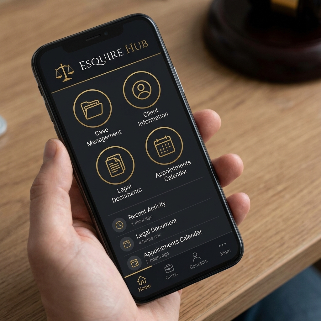 تطبيق موبايل لإدارة مكاتب المحاماة